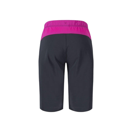 Pantaloncini Block Bambina Nero/Intense Violet