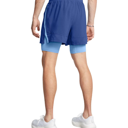 Pantaloncini Launch 2 - in - 1 13Cm Uomo Tech Blue/Horizon Blue