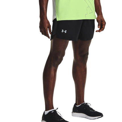 Pantaloncini Launch Run 5 IN Uomo Black/Reflective