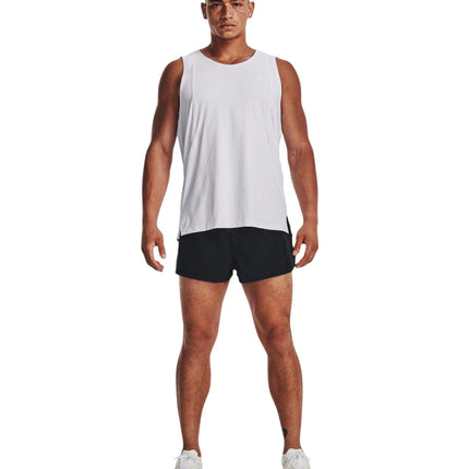 Pantaloncini Launch Split Perf Uomo Black/Reflective