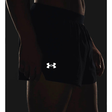 Pantaloncini Launch Split Perf Uomo Black/Reflective