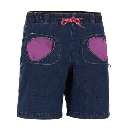 Pantaloncini Onda Denim Donna Blue