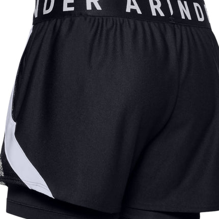 Pantaloncini Play Up 2 In 1 Donna Black/White