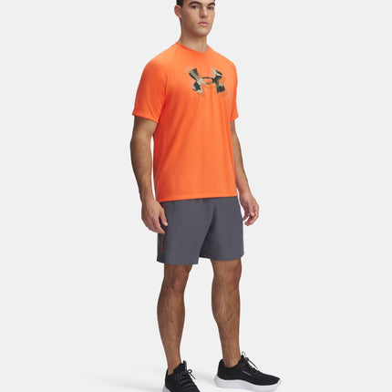 Pantaloncini Tech Woven Uomo Castlerock/Fire