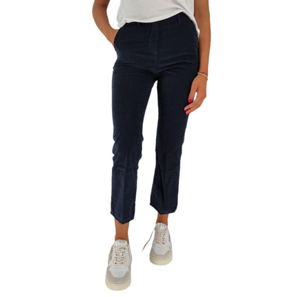 Pantaloni Ava Donna Blu Navy
