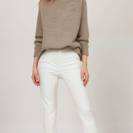 Pantaloni Calis Smooth Velvet Donna Ivory