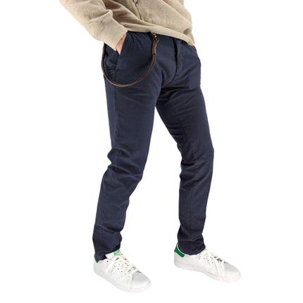 Pantaloni Carnaby Popeline Uomo Dark Navy