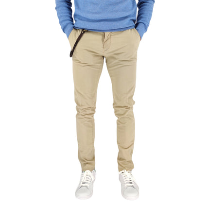 Pantaloni Carnaby Popeline Uomo Stone