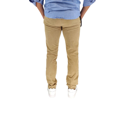 Pantaloni Carnaby Velvet Uomo Stone