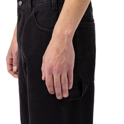 Pantaloni Carpenter Uomo Stone Washed Black