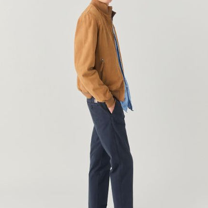 Pantaloni Chino Smart Uomo Blue Navy