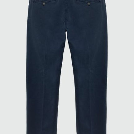 Pantaloni Chino Smart Uomo Blue Navy