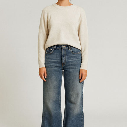 Pantaloni Clara Open Donna Blue