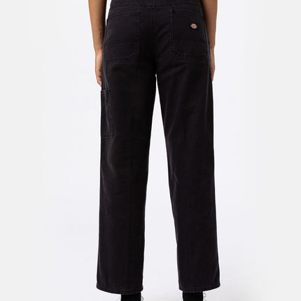 Pantaloni Duck Canvas Donna Black Wash