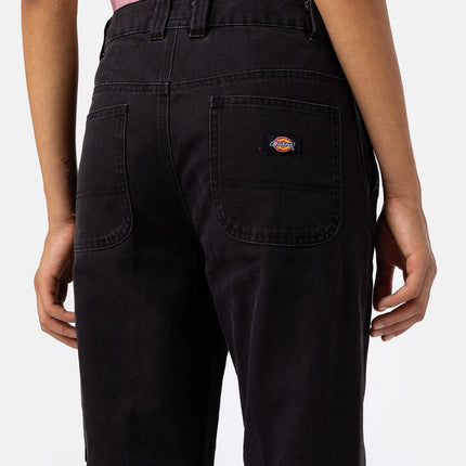 Pantaloni Duck Canvas Donna Black Wash