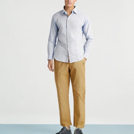 Pantaloni Greg Cotton Uomo Nocciola