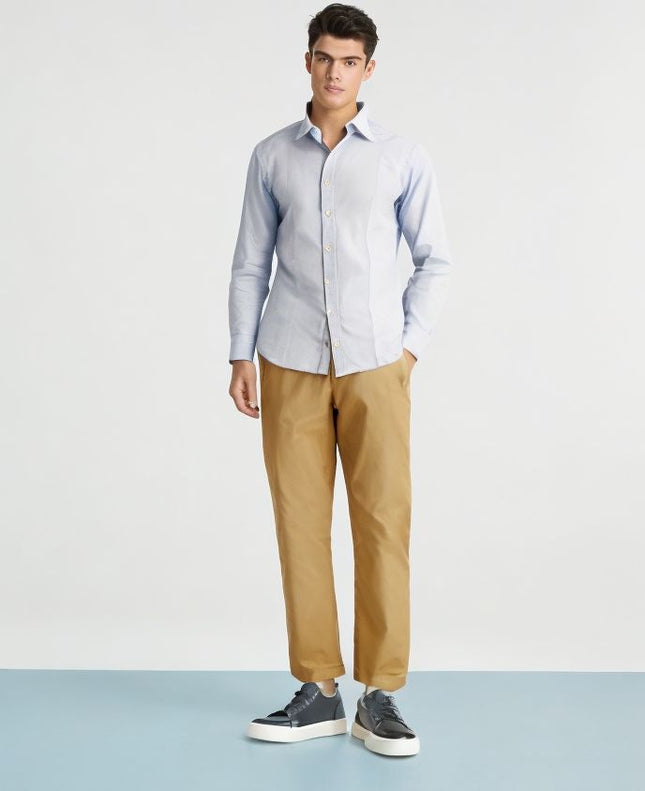 Pantaloni Greg Cotton Uomo Nocciola