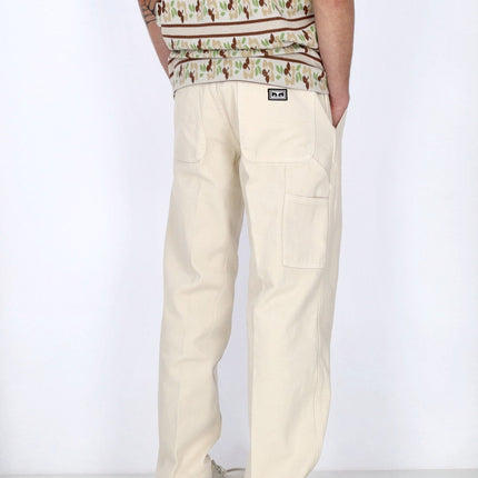 Pantaloni Hardwork Carpenter Uomo Silver Grey Faded Wash