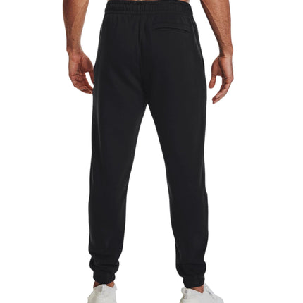 Pantaloni Jogger Essential Fleece Uomo Black/White