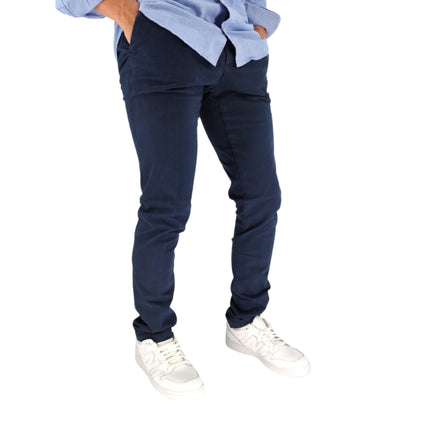 Pantaloni Millard Cigarette Uomo Blue Navy