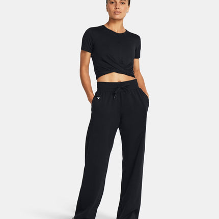 Pantaloni Motion Open Hem Donna Balck/White