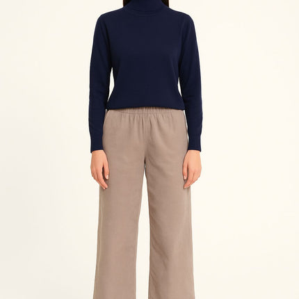 Pantaloni Needle Cord Donna Pearl Grey