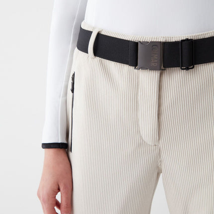 Pantaloni New Corduroy Donna Beige Purity