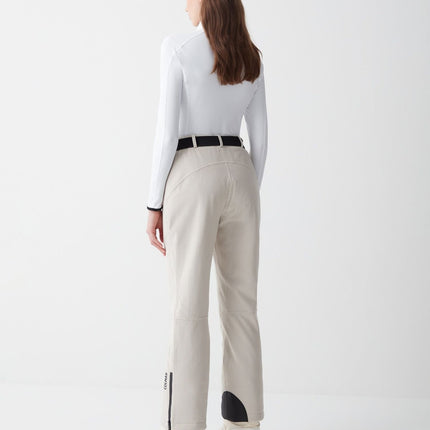 Pantaloni New Corduroy Donna Beige Purity