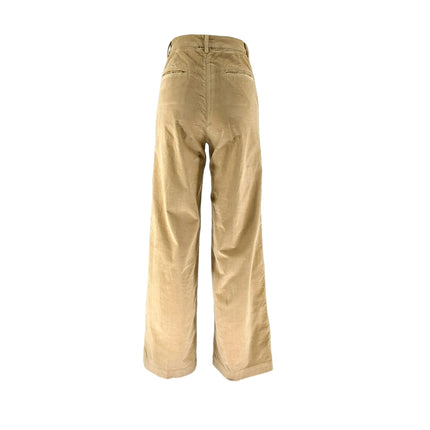 Pantaloni Olimpia Smooth Velvet Donna Camel