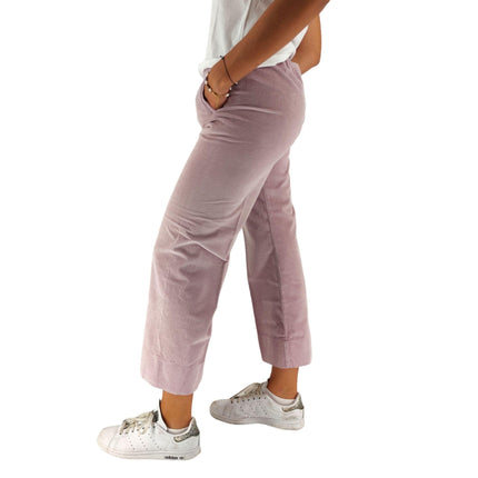 Pantaloni Penny Velvet Donna Lilac Petal