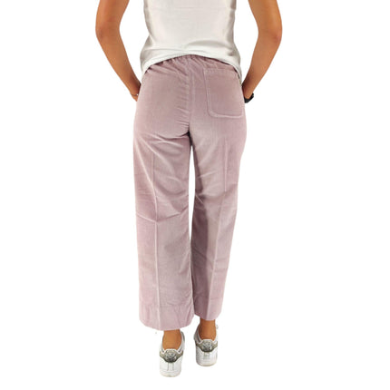 Pantaloni Penny Velvet Donna Lilac Petal