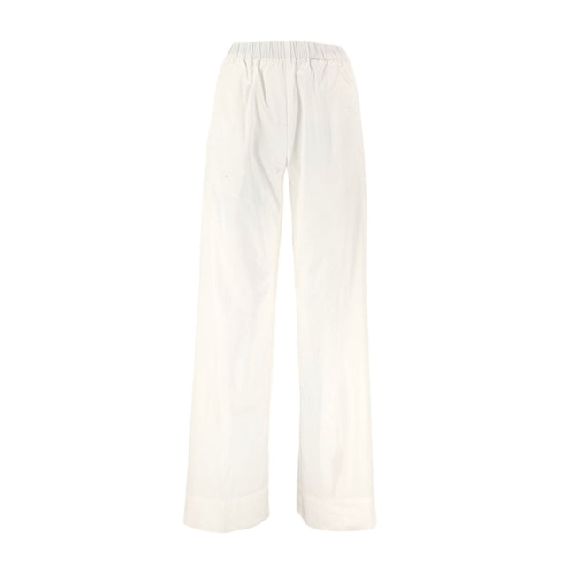 Pantaloni Pensil Light Gabardina Donna Ivory