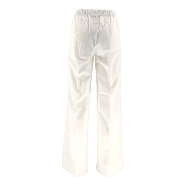 Pantaloni Pensil Light Gabardina Donna Ivory