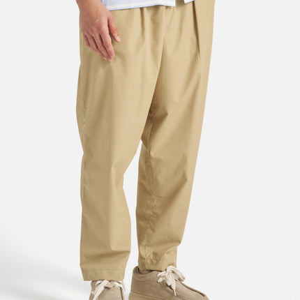 Pantaloni Pleated Track Uomo Sand