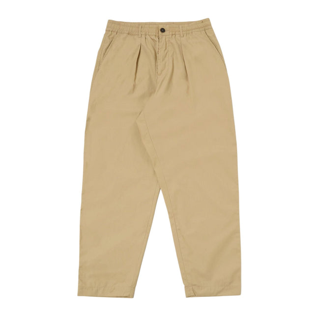 Pantaloni Pleated Track Uomo Sand