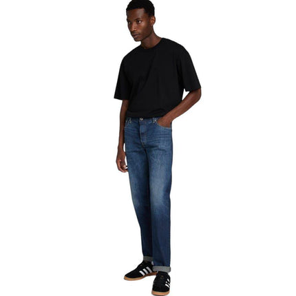 Pantaloni Regular Tapered Uomo Blue/Mid Dark Wash