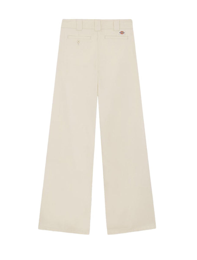 Pantaloni Wide Leg Work Donna Grigio Spuma