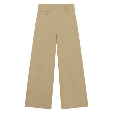 Pantaloni Wide Leg Work Donna Khaki