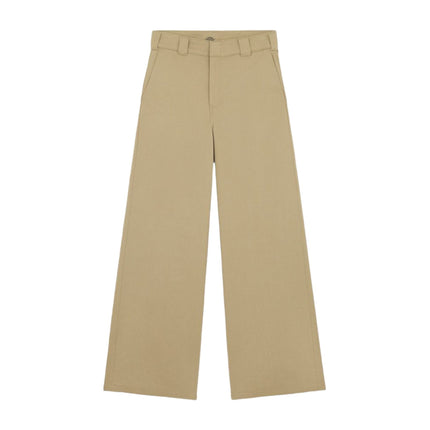 Pantaloni Wide Leg Work Donna Khaki