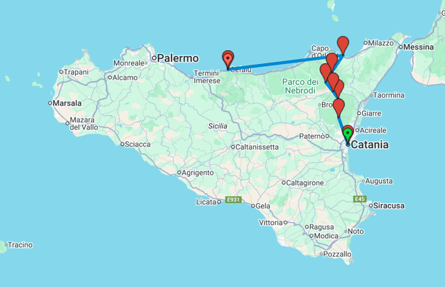 Passi Siciliani 2025 – Traccia GPX - TYTANU