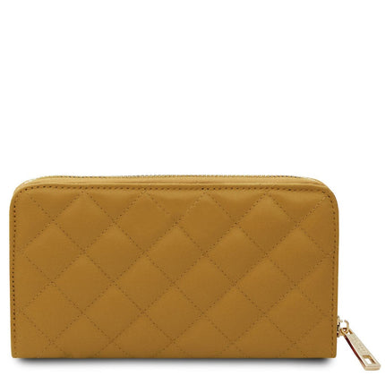 Penelope - Exclusive zip around quilted leather wallet | TL142316