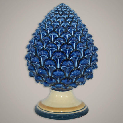 Pigna semilavorata altezza 15/35 Blu e Arancio