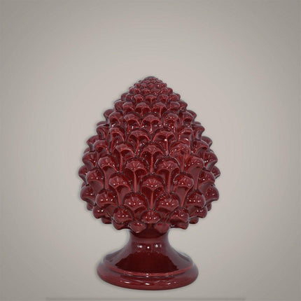 Pigna semilavorata altezza 15/35 Bordeaux integrale