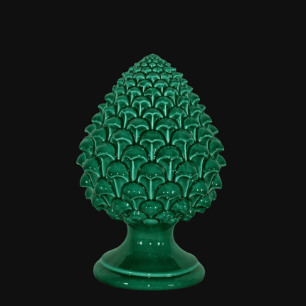 Pigna semilavorata altezza 15/35 Verde smeraldo