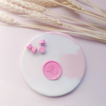Pink or Gray ceramic Wax Stamp Pad