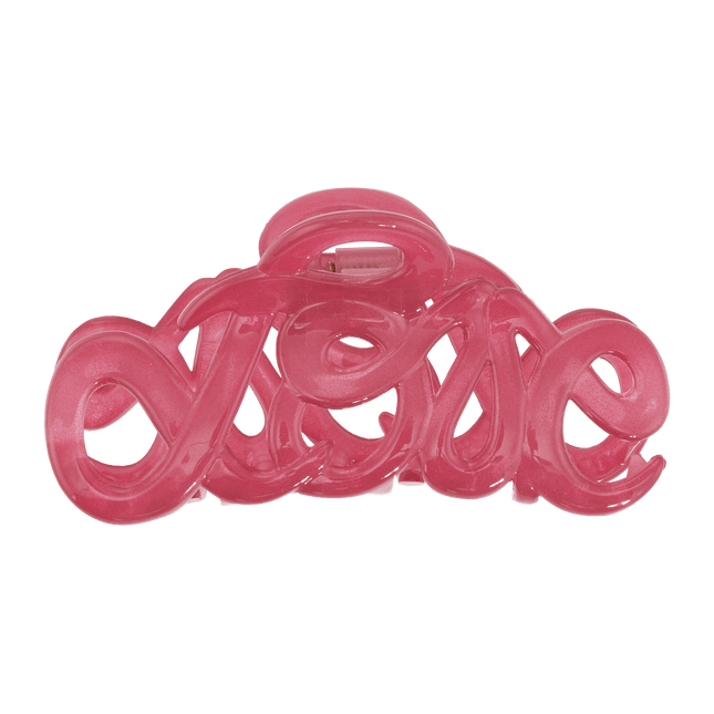 Pinza Capelli Grande Rosa