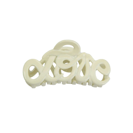 Pinza Capelli Love claw Ivory