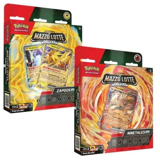 POKEMON - Mazzo Lotte Deluxe Ninetales Ex / Mazzo Lotte Deluxe Zapdos Ex - ITA