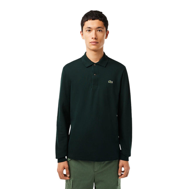 Polo Classic Fit Long Sleeve Uomo Dark Green