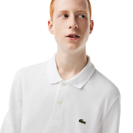 Polo Classic Fit Long sleeve Uomo White